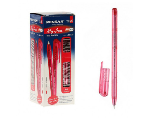 Ручка шарик/масл PENSAN My Pen 2210 красная