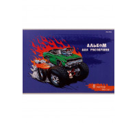 Альбом 8л скоба Проф-Пресс ОГНЕННОЕ РАЛЛИ (08-4929)