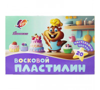 Пластилин восковый 20цв ЛУЧ "Фантазия" 35С 2292-08 пастельный 300гр