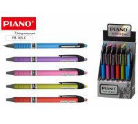 Ручка шарик/автомат Piano PB-165С синяя цв корпуc