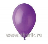 Шар воздушный (1цв/уп) ПАСТЕЛЬ d=26см/10  ПУРПУРНЫЙ 100шт/уп Италия (1102-0267)