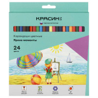 Карандаши 24цв КРАСИН КР-240700 Яркие моменты (367509)
