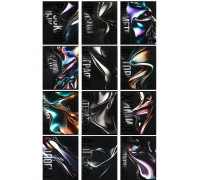 Тетрадь предметная Проф-Пресс (48-4412) 48л DARK FLUID 12шт/сп лак/бандероль+пэт