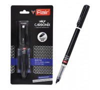 Ручка-перо подарочная Flair F-1365 CARBONIX INKY (2 капсулы)