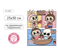 Алмазная мозаика MAZARI М-12287 (23х30) Зубастик (0020209) полная выкладка/холст