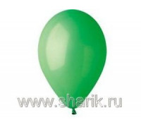 Шар воздушный (1цв/уп) ПАСТЕЛЬ d=13см/5  ЗЕЛЁНЫЙ 100шт/уп Италия (1102-0426)