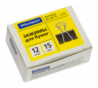 Биндер 15мм СПЕЙС 15_1232 (12шт/уп) 178798