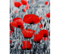 Ежедневник н/д А5 переплёт 80л Collezione (80-0394) МАКИ В ЦВЕТЕ