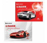 Альбом 40л скоба BRAUBERG 102852 Автостиль
