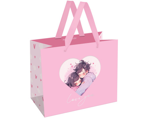 Пакет подарочный 23х18х10см MESHU _61701 Cute couple (371140)