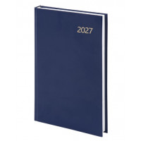 Ежедневник 2027 А5 бумвинил STAFF 117816 синий 160л