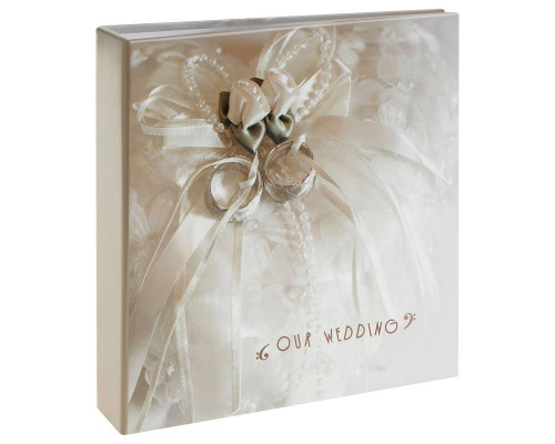 Фотоальбом 200ф 10*15 тв/обл СПЕЙС _66538 Wedding Moments (383030) бумажные страницы