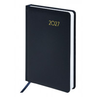 Ежедневник 2027 А5 балакрон BRAUBERG 117958 Select т.синий (168л)