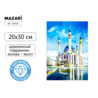Алмазная мозаика MAZARI М-12434 (20х30) Мечеть (частичная выкладка/холст)