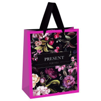 Пакет подарочный 18х23х10см MESHU 66135 Floral present (382276)