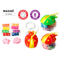Тесто для лепки MAZARI (М-20648) 8цв/8гр БОЖЬЯ КОРОВКА