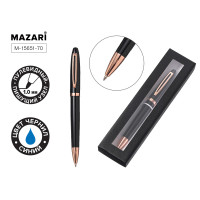 Ручка подарочная MAZARI М-15651-70 поворотная/металл GLOSSY B (корпус чёрный/бронза)