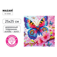 Алмазная мозаика MAZARI М-12548 (25х25) Бабочка (полная выкладка/холст)